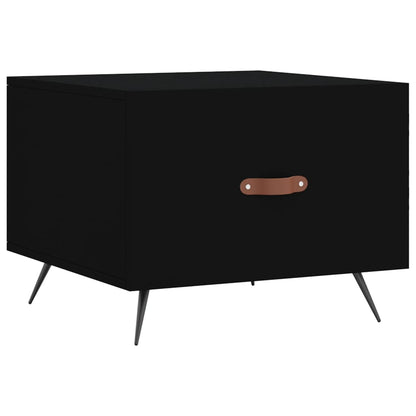 Couchtische 2 Stk. Schwarz 50x50x40 cm Holzwerkstoff - Pazzar.ch