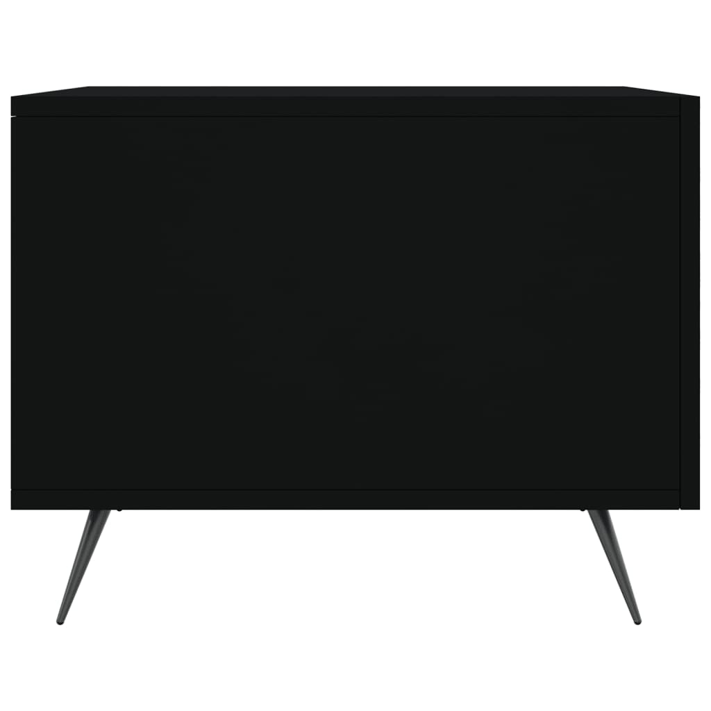 Couchtische 2 Stk. Schwarz 50x50x40 cm Holzwerkstoff - Pazzar.ch