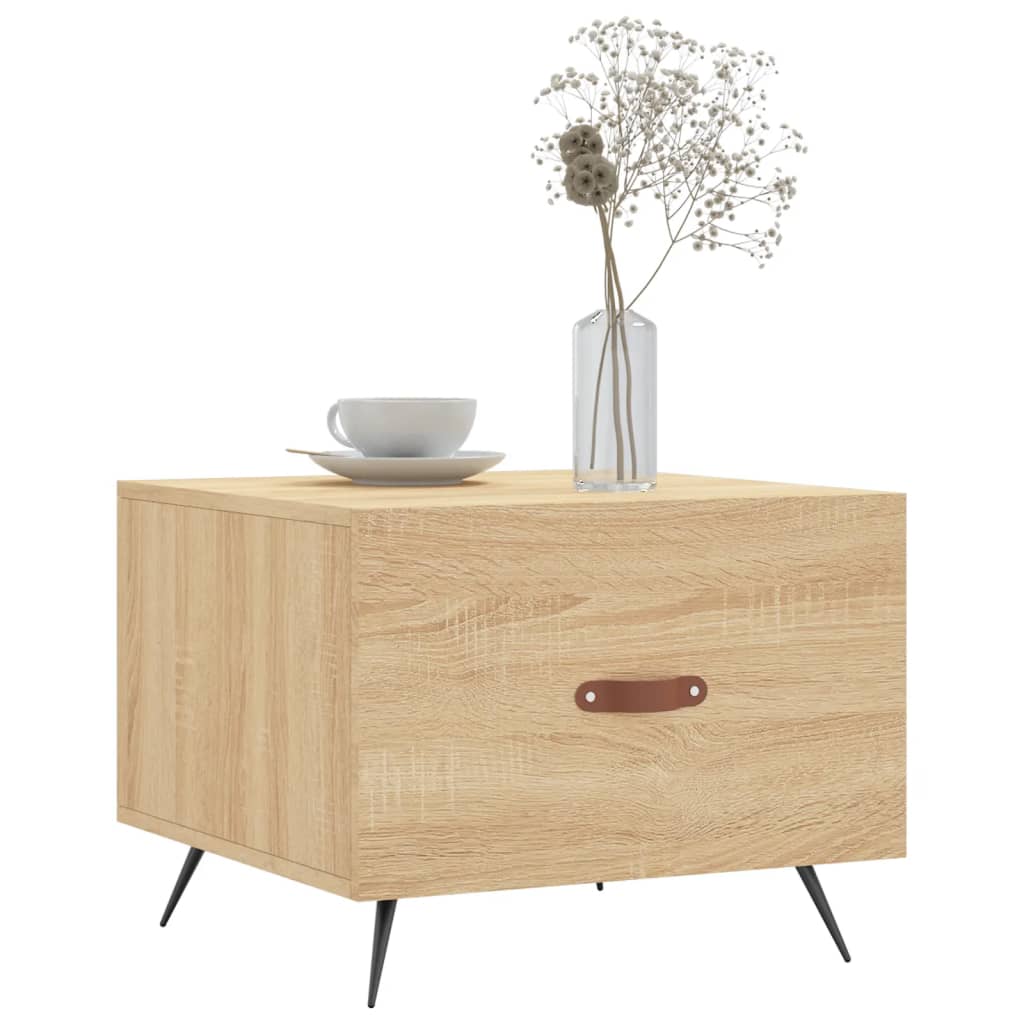 Couchtische 2 Stk. Sonoma-Eiche 50x50x40 cm Holzwerkstoff - Pazzar.ch