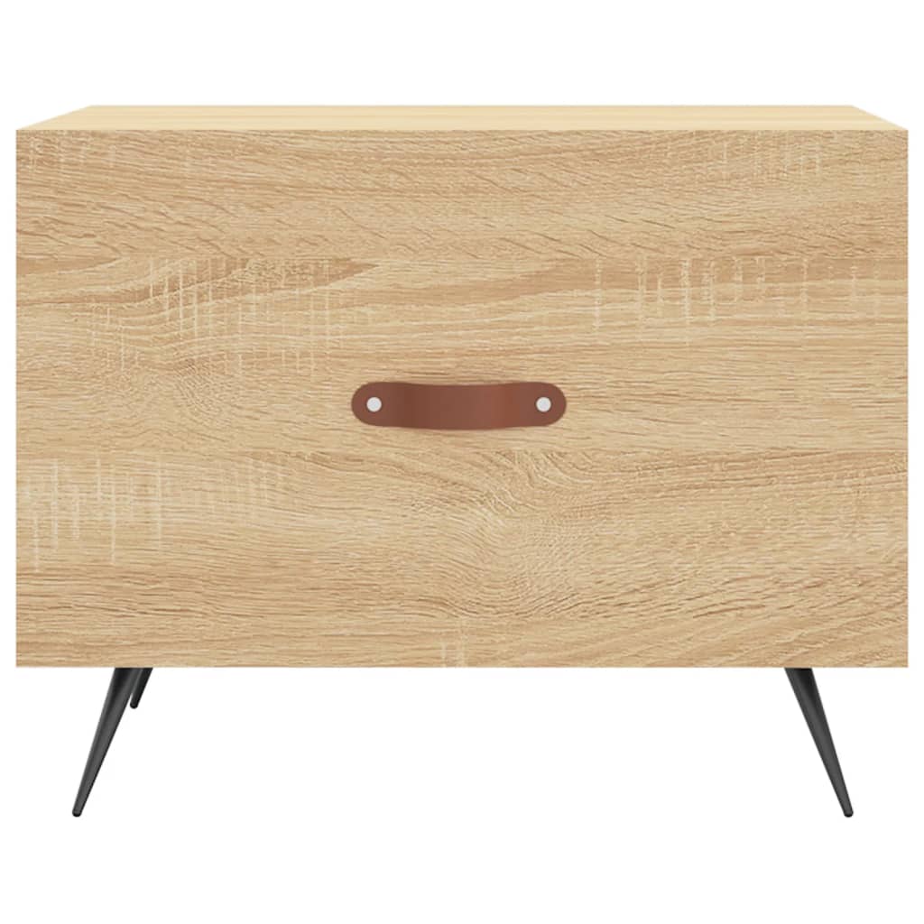 Couchtische 2 Stk. Sonoma-Eiche 50x50x40 cm Holzwerkstoff - Pazzar.ch