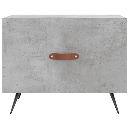 Couchtisch Betongrau 50x50x40 cm Holzwerkstoff - Pazzar.ch