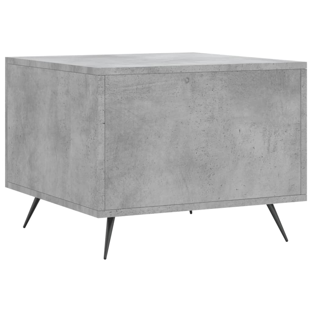 Couchtisch Betongrau 50x50x40 cm Holzwerkstoff - Pazzar.ch