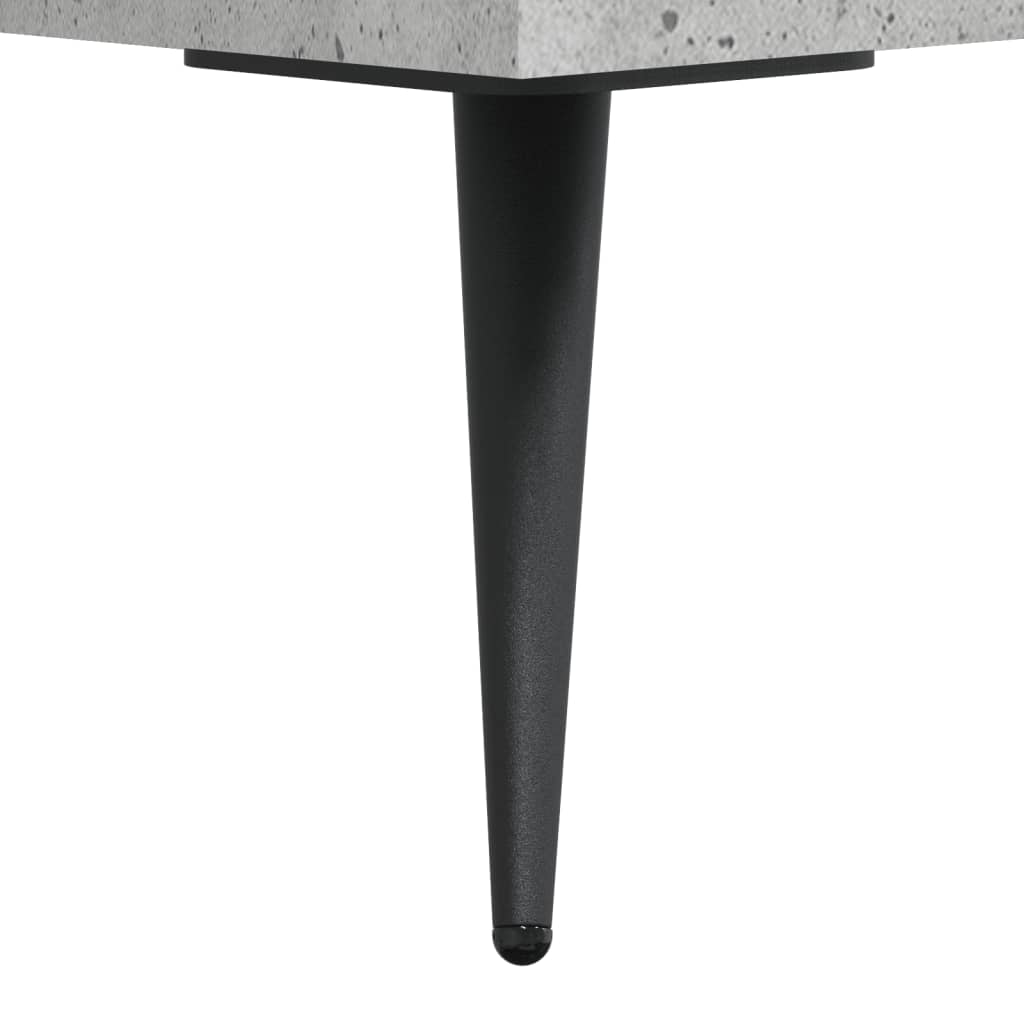 Couchtische 2 Stk. Betongrau 50x50x40 cm Holzwerkstoff - Pazzar.ch