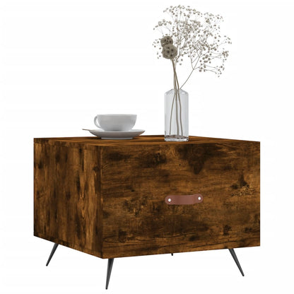 Couchtische 2 Stk. Räuchereiche 50x50x40 cm Holzwerkstoff - Pazzar.ch