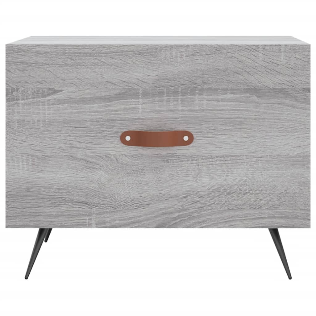 Couchtisch Grau Sonoma 50x50x40 cm Holzwerkstoff - Pazzar.ch
