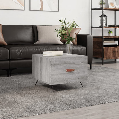 Couchtisch Grau Sonoma 50x50x40 cm Holzwerkstoff - Pazzar.ch