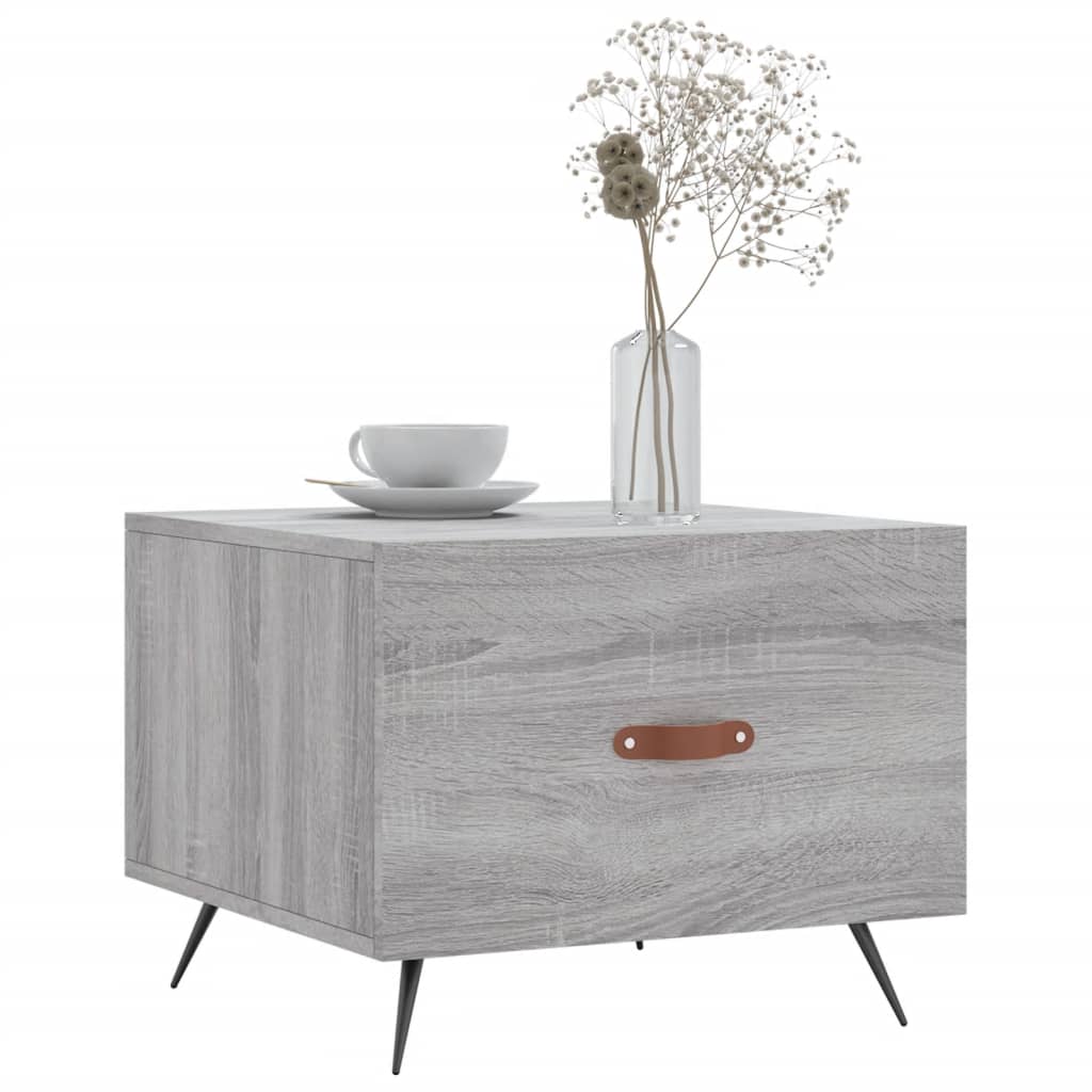 Couchtische 2 Stk. Grau Sonoma 50x50x40 cm Holzwerkstoff - Pazzar.ch