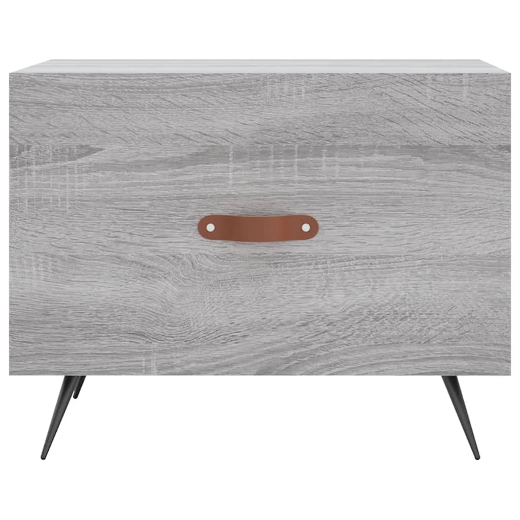 Couchtische 2 Stk. Grau Sonoma 50x50x40 cm Holzwerkstoff - Pazzar.ch