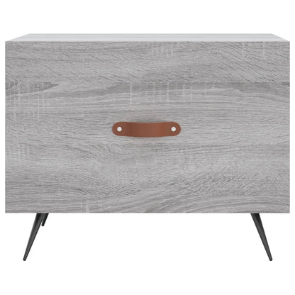Couchtische 2 Stk. Grau Sonoma 50x50x40 cm Holzwerkstoff - Pazzar.ch