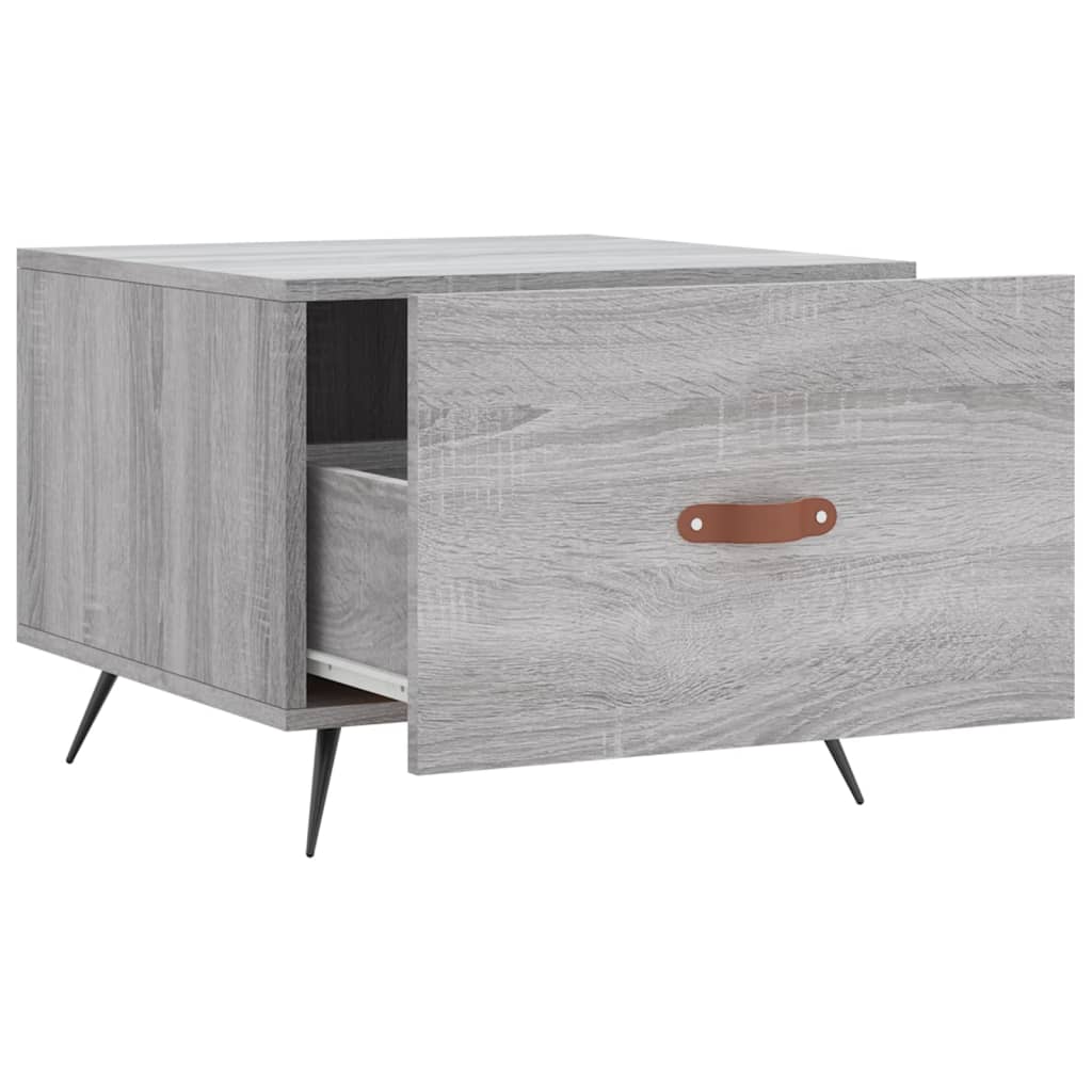 Couchtische 2 Stk. Grau Sonoma 50x50x40 cm Holzwerkstoff - Pazzar.ch