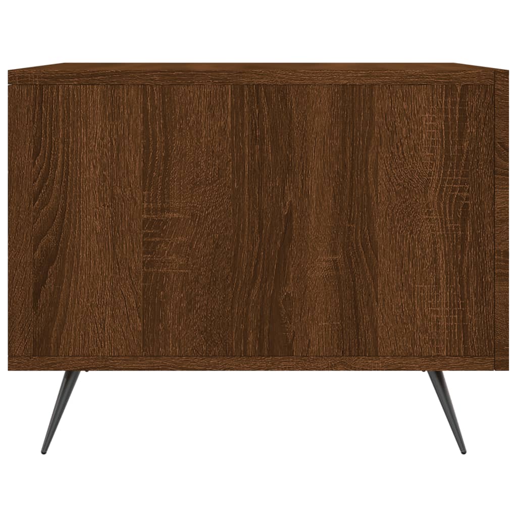 Couchtisch Braun Eichen-Optik 50x50x40 cm Holzwerkstoff - Pazzar.ch