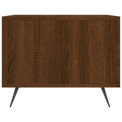Couchtisch Braun Eichen-Optik 50x50x40 cm Holzwerkstoff - Pazzar.ch