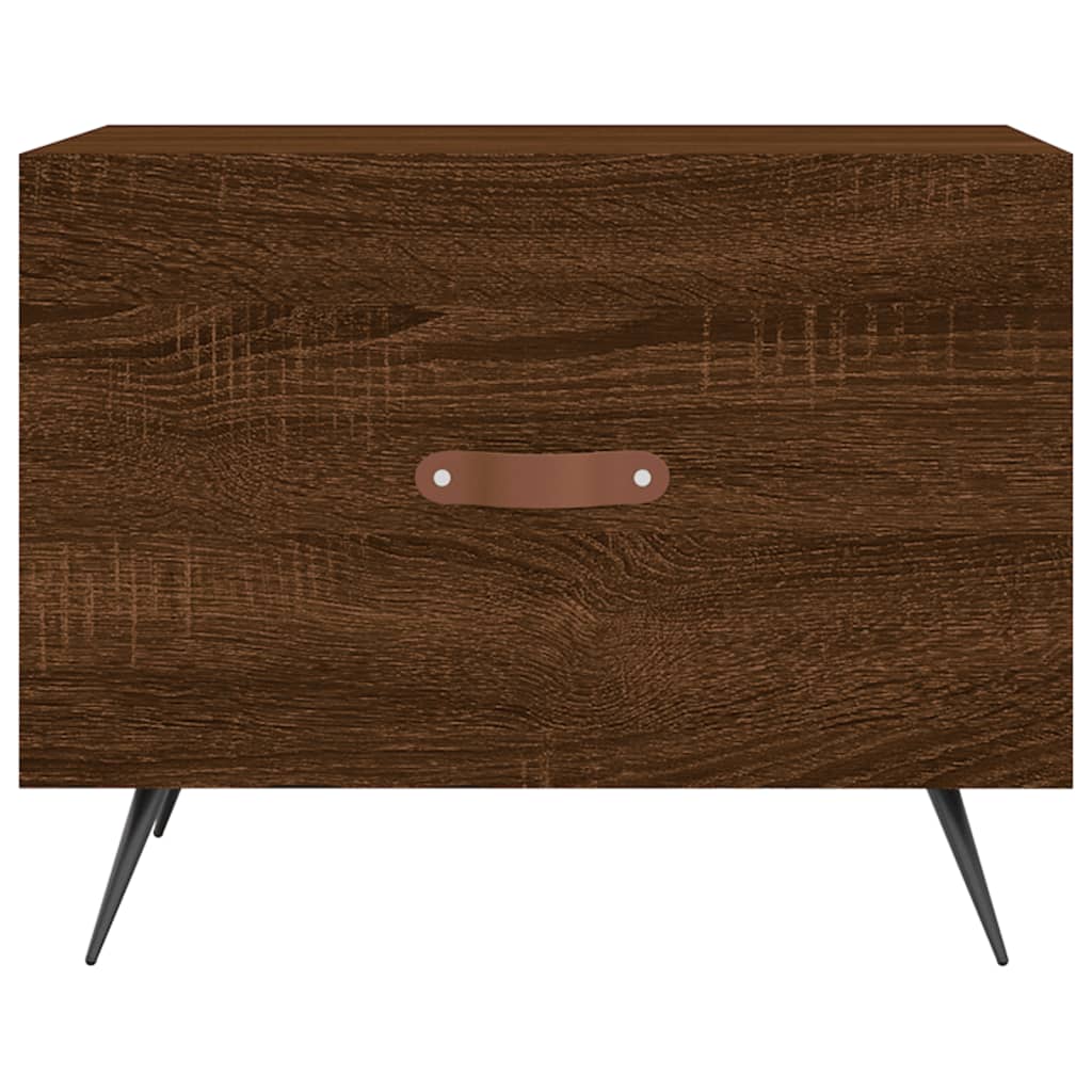 Couchtische 2 Stk. Braun Eichen-Optik 50x50x40 cm Holzwerkstoff - Pazzar.ch