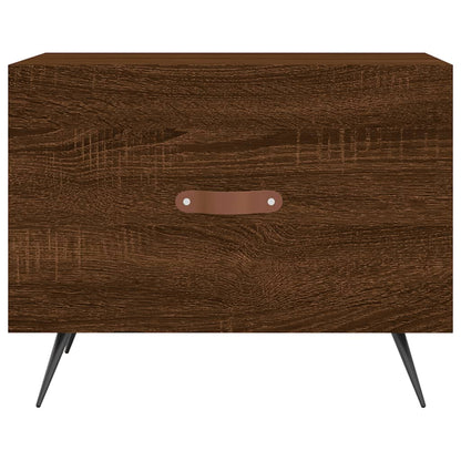 Couchtische 2 Stk. Braun Eichen-Optik 50x50x40 cm Holzwerkstoff - Pazzar.ch