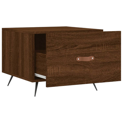 Couchtische 2 Stk. Braun Eichen-Optik 50x50x40 cm Holzwerkstoff - Pazzar.ch