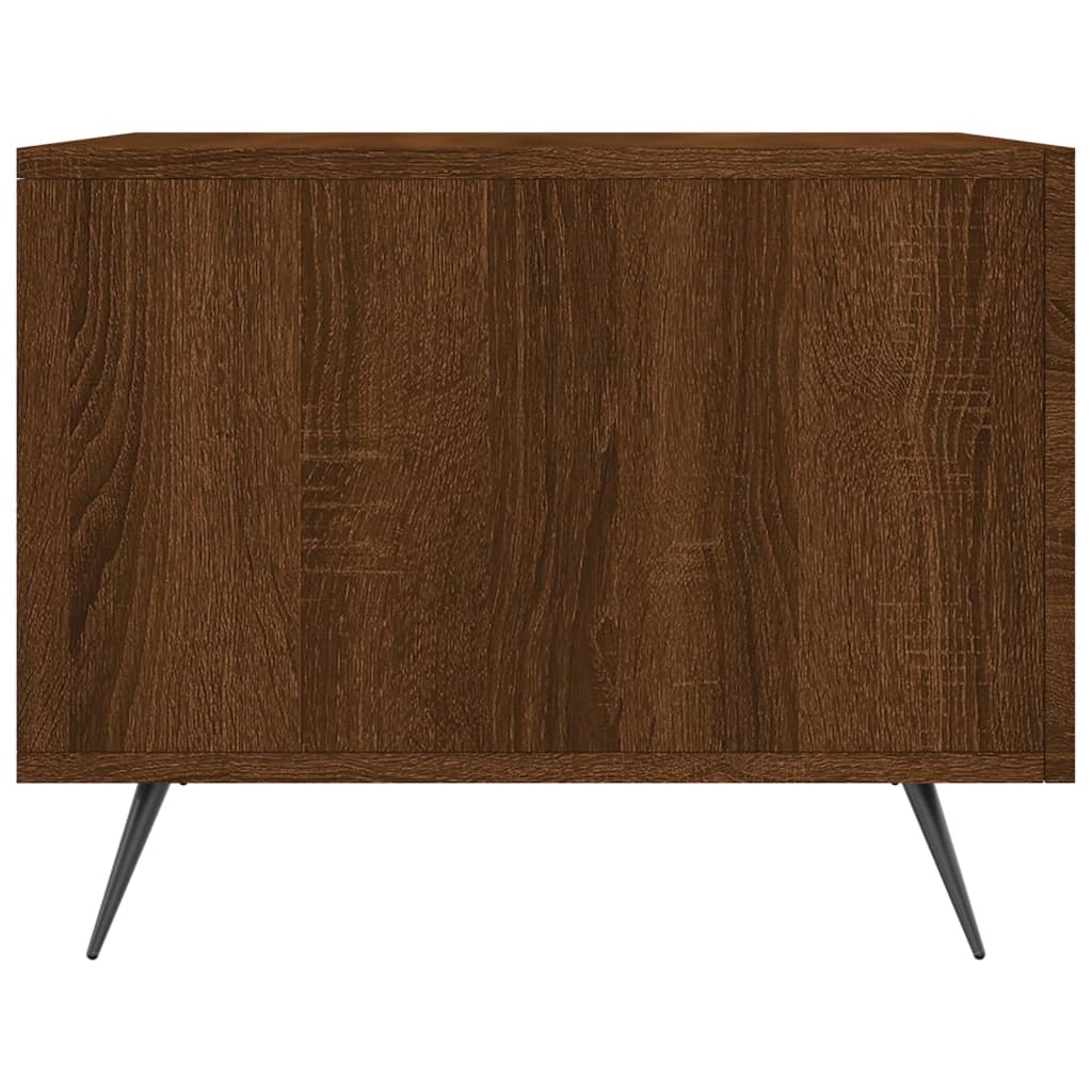 Couchtische 2 Stk. Braun Eichen-Optik 50x50x40 cm Holzwerkstoff - Pazzar.ch