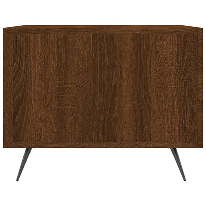 Couchtische 2 Stk. Braun Eichen-Optik 50x50x40 cm Holzwerkstoff - Pazzar.ch