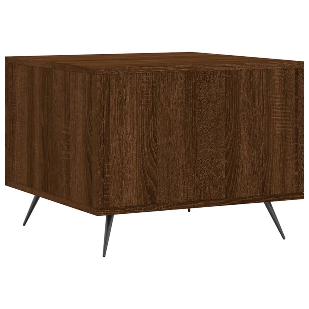 Couchtische 2 Stk. Braun Eichen-Optik 50x50x40 cm Holzwerkstoff - Pazzar.ch
