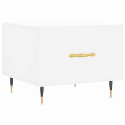 Couchtische 2 Stk. Weiß 50x50x40 cm Holzwerkstoff - Pazzar.ch