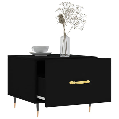 Couchtische 2 Stk. Schwarz 50x50x40 cm Holzwerkstoff - Pazzar.ch