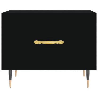 Couchtische 2 Stk. Schwarz 50x50x40 cm Holzwerkstoff - Pazzar.ch