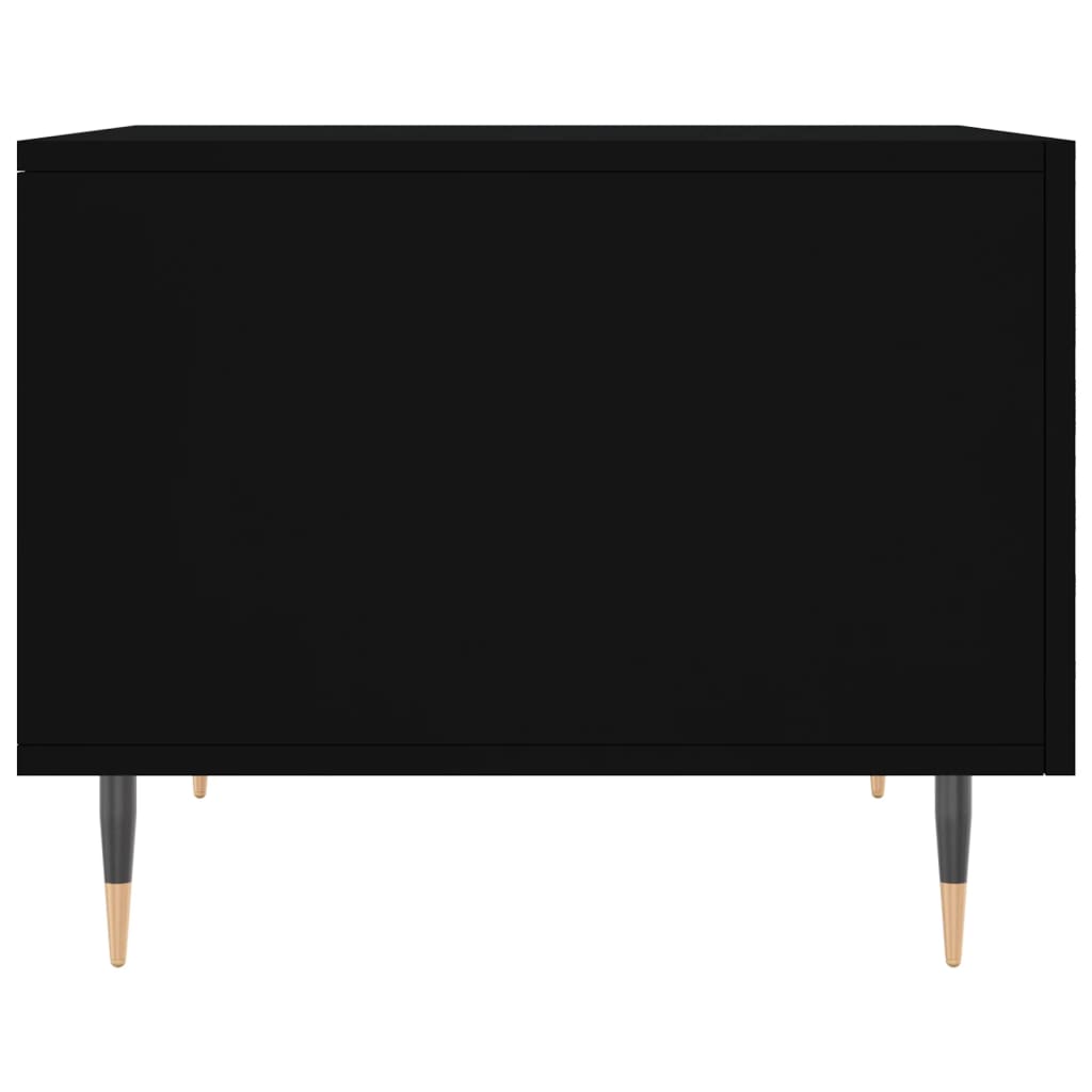 Couchtische 2 Stk. Schwarz 50x50x40 cm Holzwerkstoff - Pazzar.ch