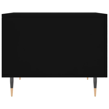 Couchtische 2 Stk. Schwarz 50x50x40 cm Holzwerkstoff - Pazzar.ch