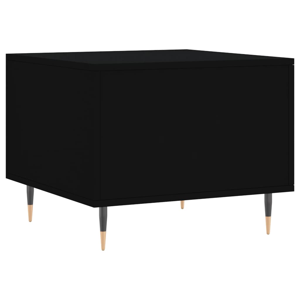 Couchtische 2 Stk. Schwarz 50x50x40 cm Holzwerkstoff - Pazzar.ch