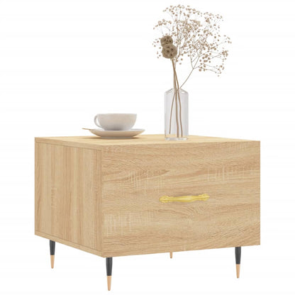 Couchtische 2 Stk. Sonoma-Eiche 50x50x40 cm Holzwerkstoff - Pazzar.ch