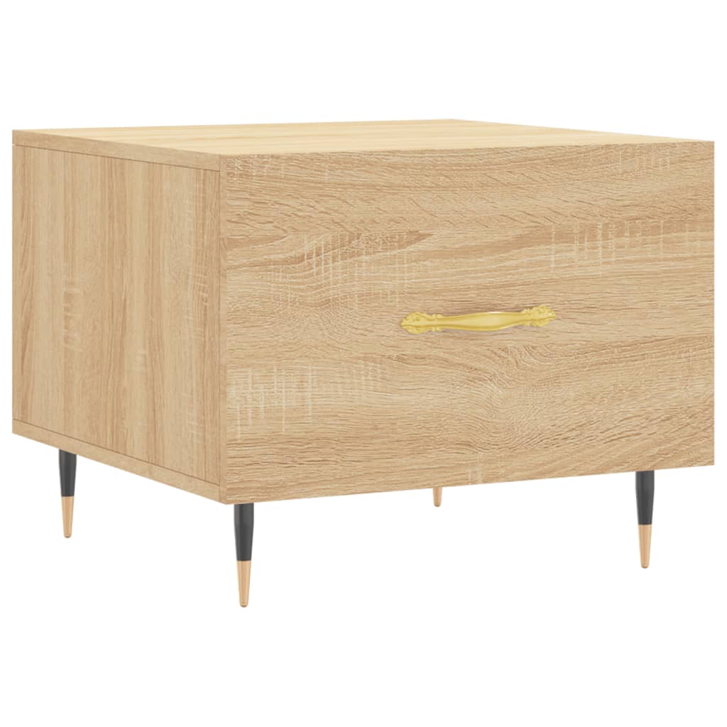 Couchtische 2 Stk. Sonoma-Eiche 50x50x40 cm Holzwerkstoff - Pazzar.ch