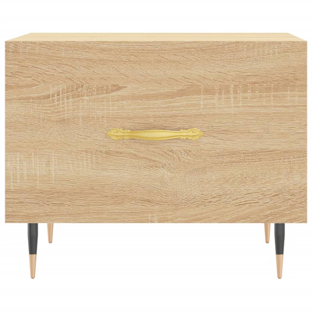Couchtische 2 Stk. Sonoma-Eiche 50x50x40 cm Holzwerkstoff - Pazzar.ch