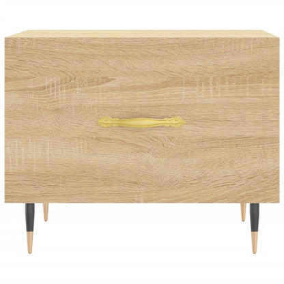 Couchtische 2 Stk. Sonoma-Eiche 50x50x40 cm Holzwerkstoff - Pazzar.ch