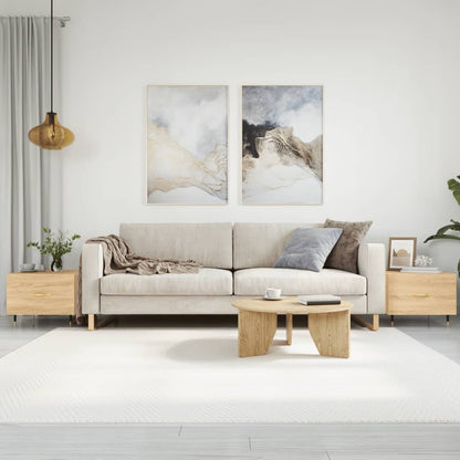 Couchtische 2 Stk. Sonoma-Eiche 50x50x40 cm Holzwerkstoff - Pazzar.ch