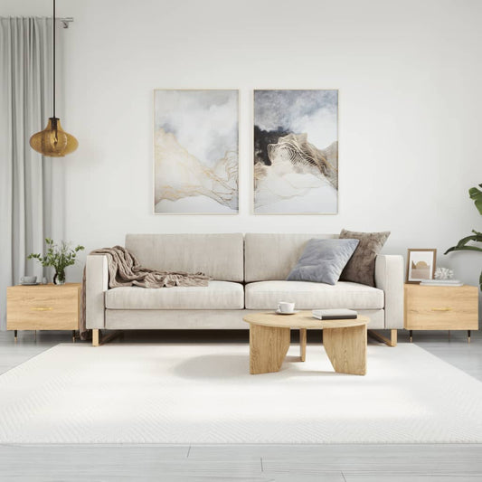 Couchtische 2 Stk. Sonoma-Eiche 50x50x40 cm Holzwerkstoff - Pazzar.ch