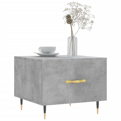 Couchtische 2 Stk. Betongrau 50x50x40 cm Holzwerkstoff - Pazzar.ch