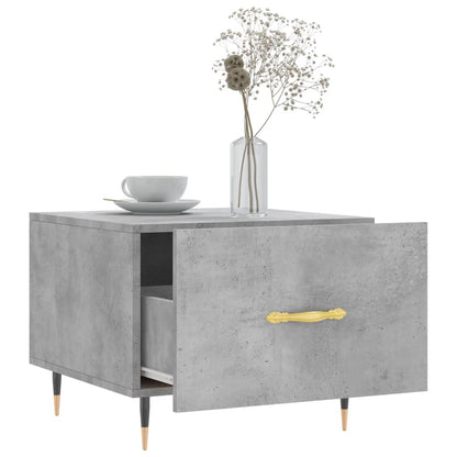 Couchtische 2 Stk. Betongrau 50x50x40 cm Holzwerkstoff - Pazzar.ch