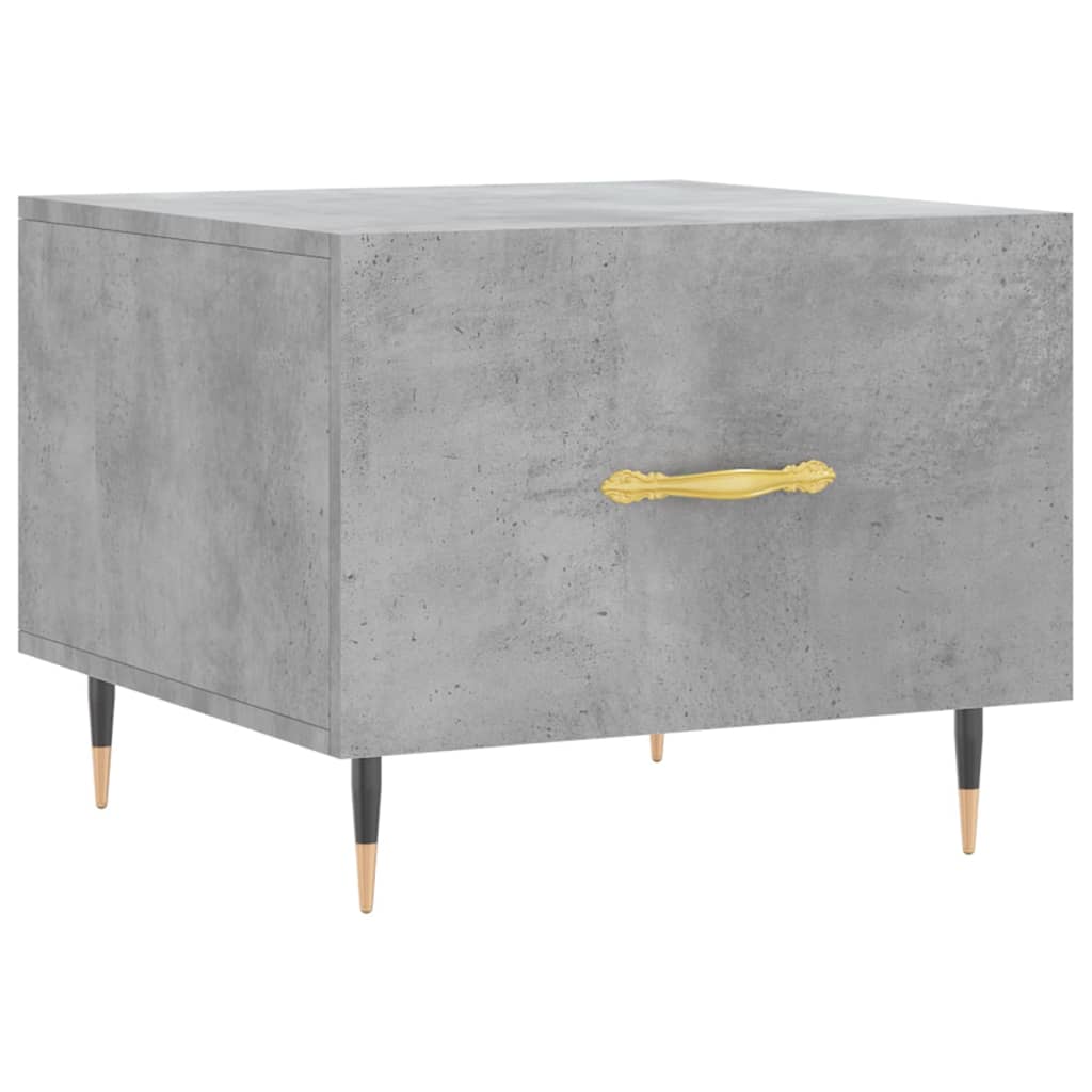 Couchtische 2 Stk. Betongrau 50x50x40 cm Holzwerkstoff - Pazzar.ch