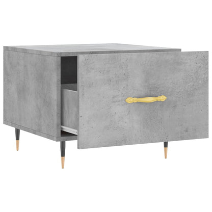 Couchtische 2 Stk. Betongrau 50x50x40 cm Holzwerkstoff - Pazzar.ch