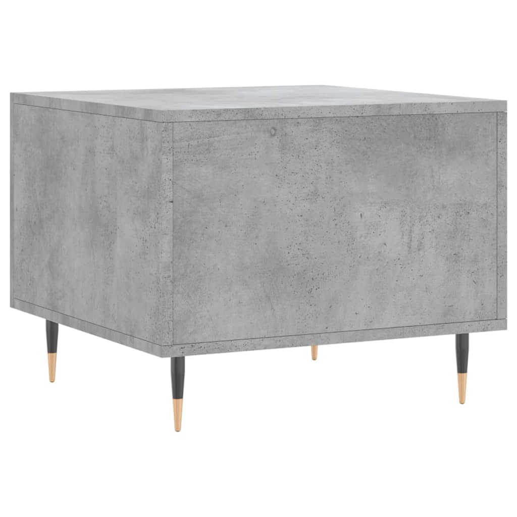 Couchtische 2 Stk. Betongrau 50x50x40 cm Holzwerkstoff - Pazzar.ch