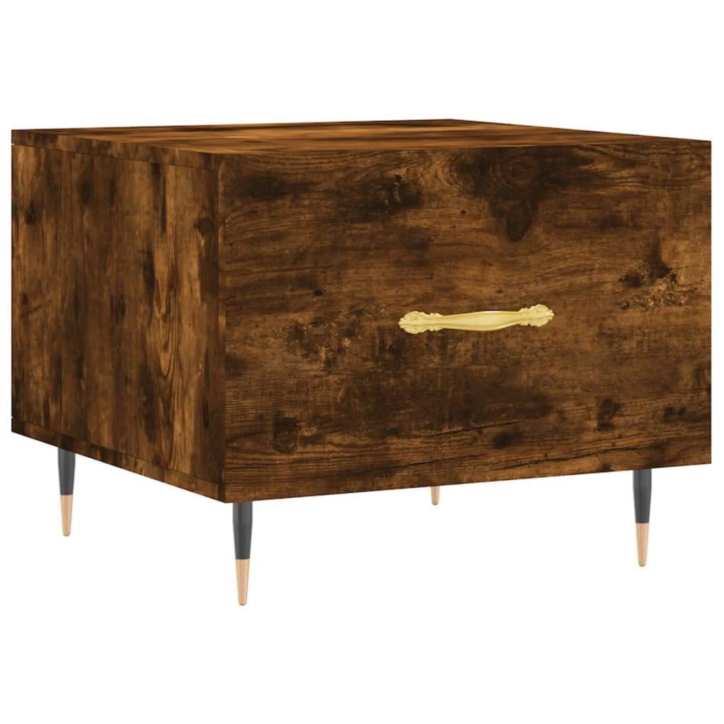 Couchtische 2 Stk. Räuchereiche 50x50x40 cm Holzwerkstoff - Pazzar.ch