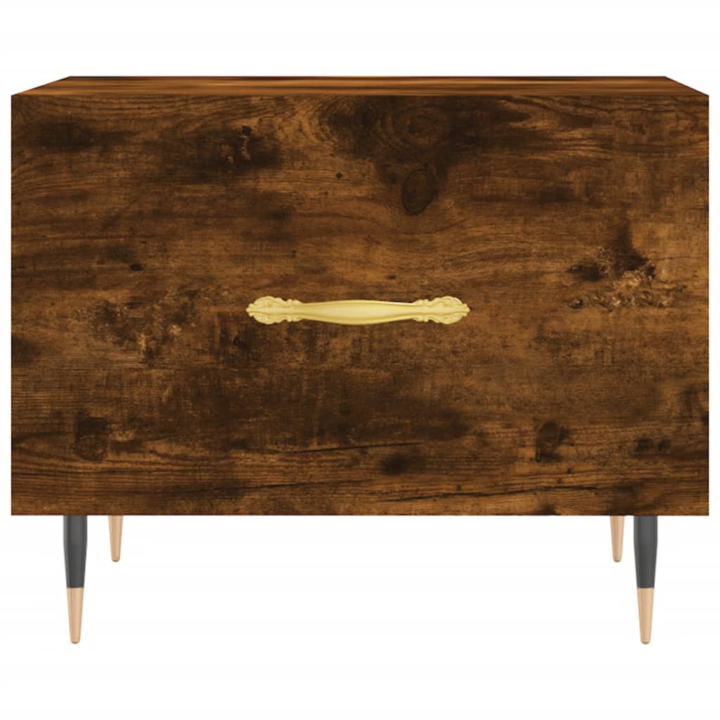 Couchtische 2 Stk. Räuchereiche 50x50x40 cm Holzwerkstoff - Pazzar.ch