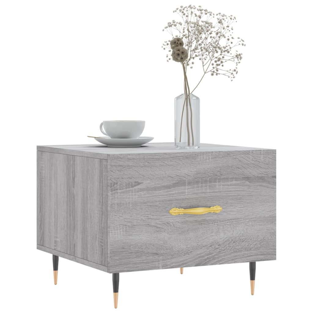 Couchtische 2 Stk. Grau Sonoma 50x50x40 cm Holzwerkstoff - Pazzar.ch