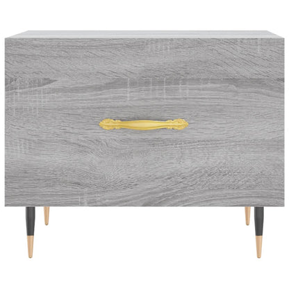Couchtische 2 Stk. Grau Sonoma 50x50x40 cm Holzwerkstoff - Pazzar.ch