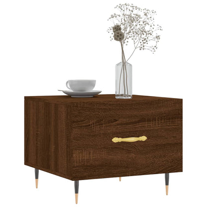 Couchtische 2 Stk. Braun Eichen-Optik 50x50x40 cm Holzwerkstoff - Pazzar.ch
