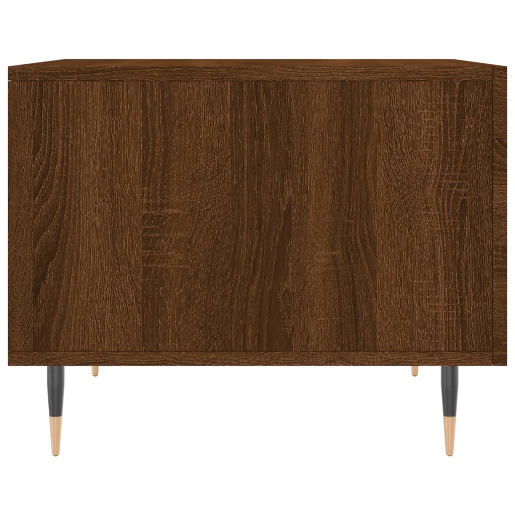 Couchtische 2 Stk. Braun Eichen-Optik 50x50x40 cm Holzwerkstoff - Pazzar.ch