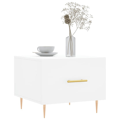 Couchtische 2 Stk. Weiß 50x50x40 cm Holzwerkstoff - Pazzar.ch
