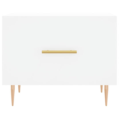 Couchtische 2 Stk. Weiß 50x50x40 cm Holzwerkstoff - Pazzar.ch