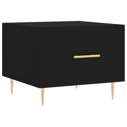 Couchtisch Schwarz 50x50x40 cm Holzwerkstoff - Pazzar.ch