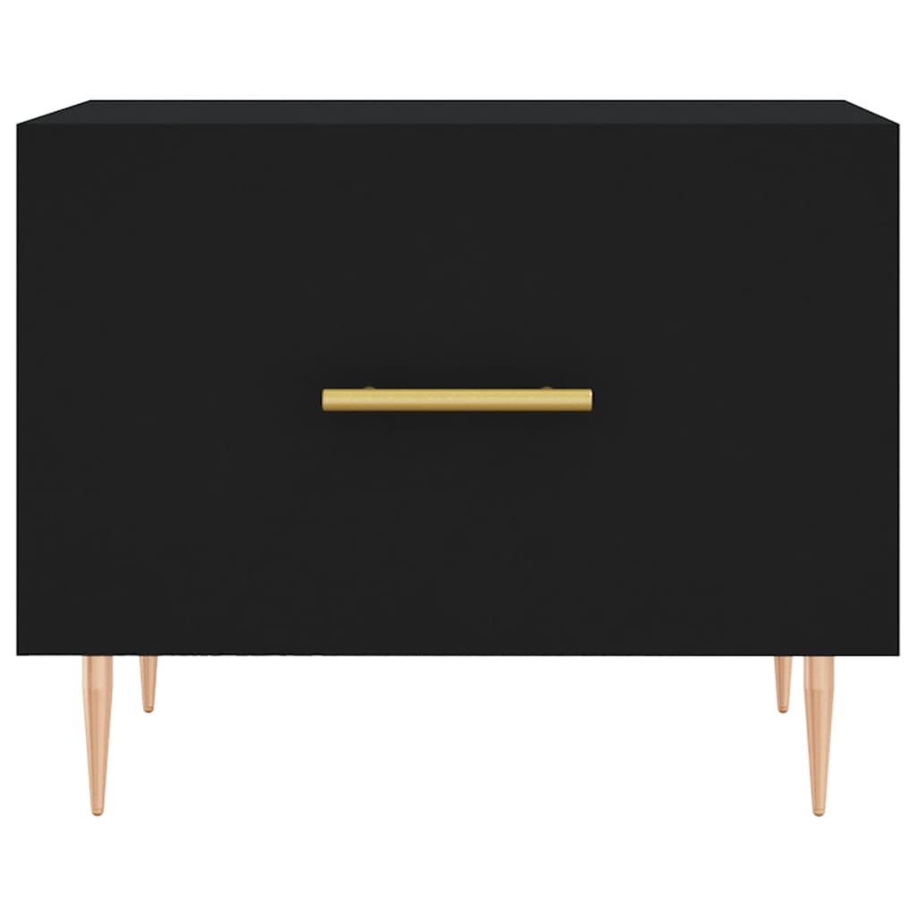 Couchtisch Schwarz 50x50x40 cm Holzwerkstoff - Pazzar.ch