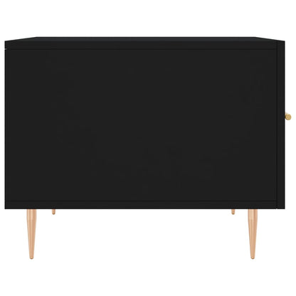 Couchtisch Schwarz 50x50x40 cm Holzwerkstoff - Pazzar.ch